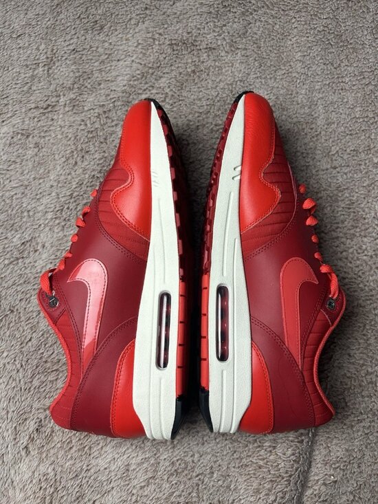 Nike Air Max 1 Gym Red-University Red Sz 13 [HQ3607-687] NWOB main image 8